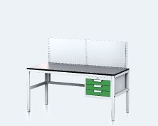 ALGERS Workbench - 1220 - 1460 x 1600 x 700 - container - perfo